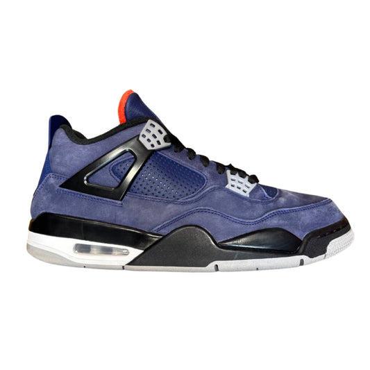 JORDAN 4 RETRO WINTER 'LOYAL BLUE' (SLIGHTLY USED/REP BOX)