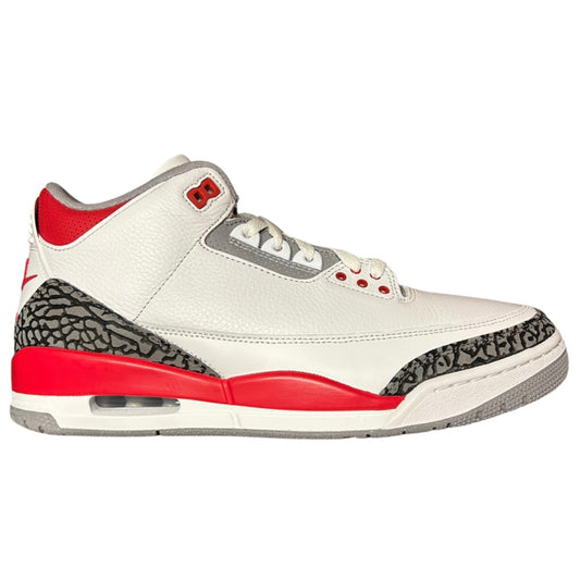JORDAN 3 RETRO 'FIRE RED' 2022 (SLIGHTLY USED)