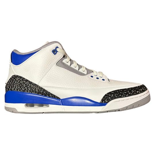 JORDAN 3 RETRO 'RACER BLUE' (SLIGHTLY USED)